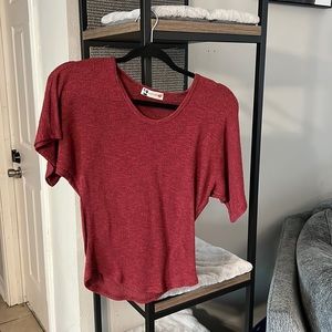 Red blouse